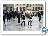 Il Presidente Matarella all'Altare della Patria