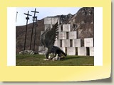 Monumento agli Alpini del battaglione Piemonte sulla vetta del Monte Marrone.